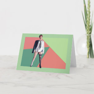 Remerciements Carte de voeux qui s'intéresse