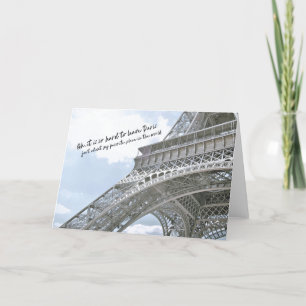 Remerciements Carte de voeux RECONNAISSANCE DE GASTAVE