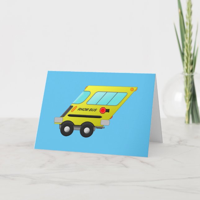 Remerciements Carte de voeux Rhom-bus (Devant)