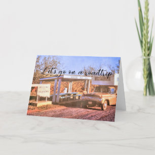 Remerciements Carte de voeux ROADSIDE REST AREA