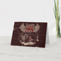 Carte de voeux Route 66