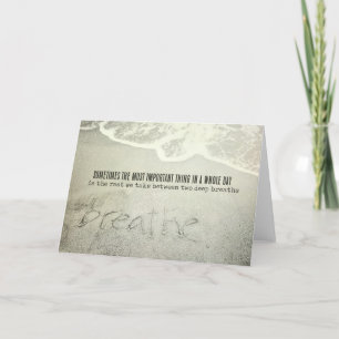 Remerciements Carte de voeux SANDSCRIPT