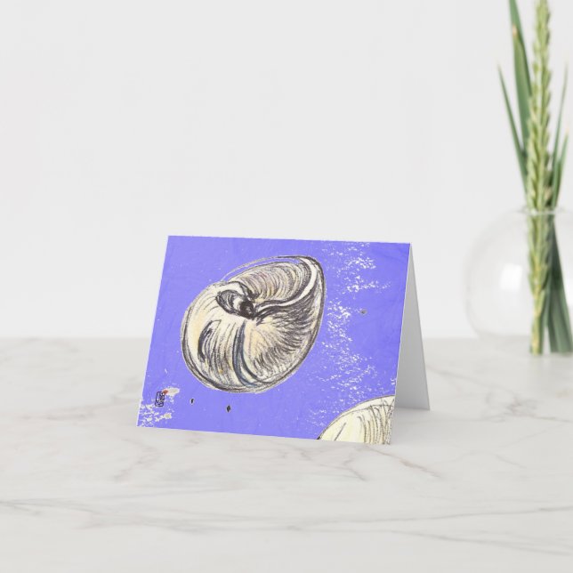 Remerciements Carte de voeux Shell BLANK (Devant)