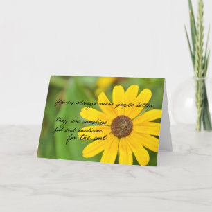 Remerciements Carte de voeux SMILE D'ÉTÉ
