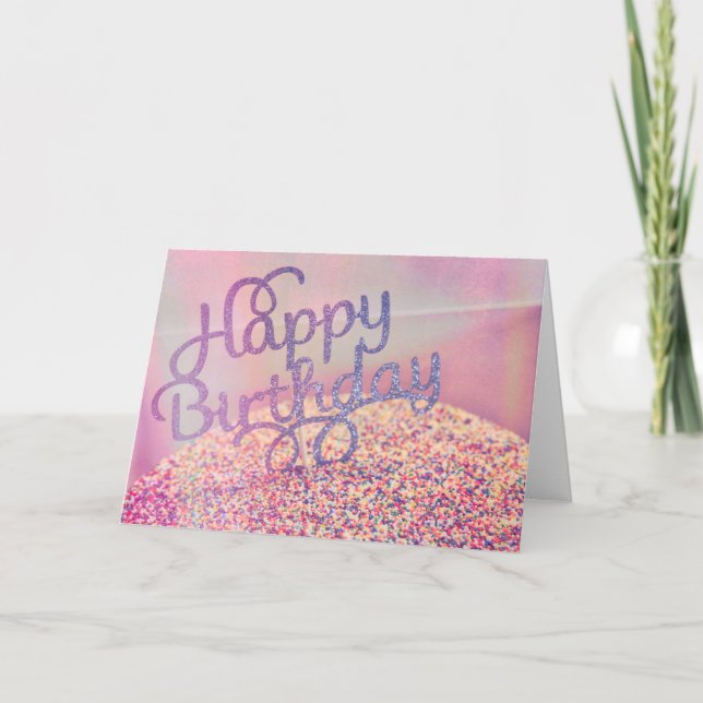 Remerciements Carte de voeux SPARKLE & SPRINKLES (Devant)