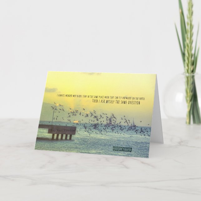 Remerciements Carte de voeux SUD-PREMIÈRE (Devant)