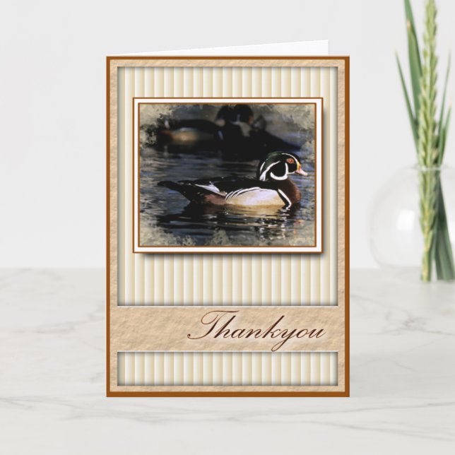 Remerciements Carte de voeux Thankyou Duck (Devant)