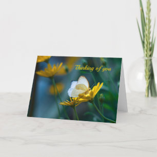 Remerciements Carte de vœux "Thinking of You"