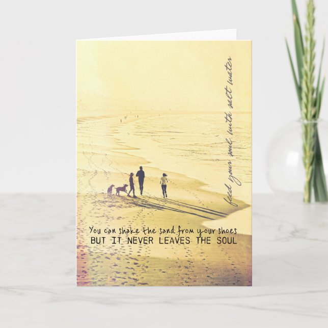 Remerciements Carte de voeux VENICE SUNRISE (Devant)