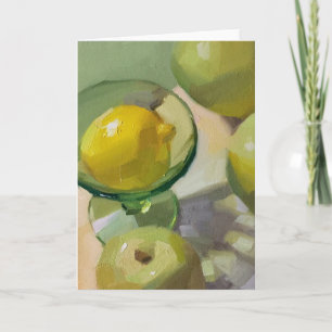 Remerciements Carte de voeux vierge, art original de Sarah Sedwi