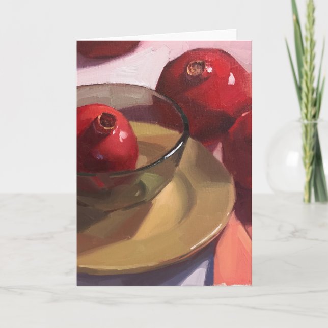 Remerciements Carte de voeux vierge, art original par Sarah (Devant)