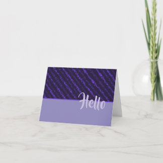 Remerciements Carte de vœux vierge Purple Persuasion