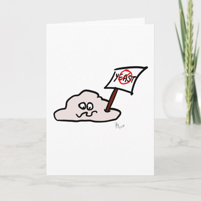 Remerciements Carte de voeux Weird Dough (Devant)