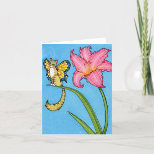 Remerciements Carte d'ÉQUILIBRE féerique de chats de chat mignon