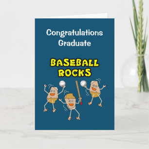 Remerciements Carte d'études Trois Rochers de Baseball