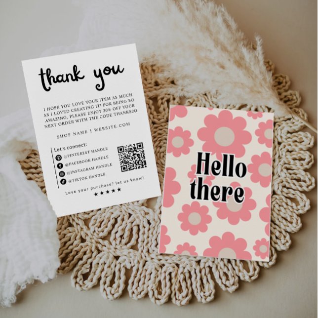 Remerciements Carte d'insertion de package Small Business (Créateur téléchargé)