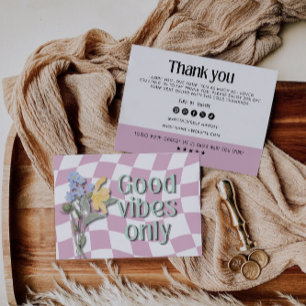 Remerciements Carte d'insertion de package Small Business