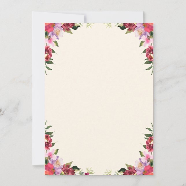 Remerciements Carte d'invitation de remerciement (Devant)