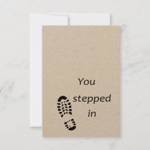 Remerciements Carte Fête des pères pour le père de l'étape