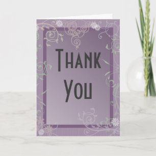 Remerciements Carte personnalisable de "Merci"