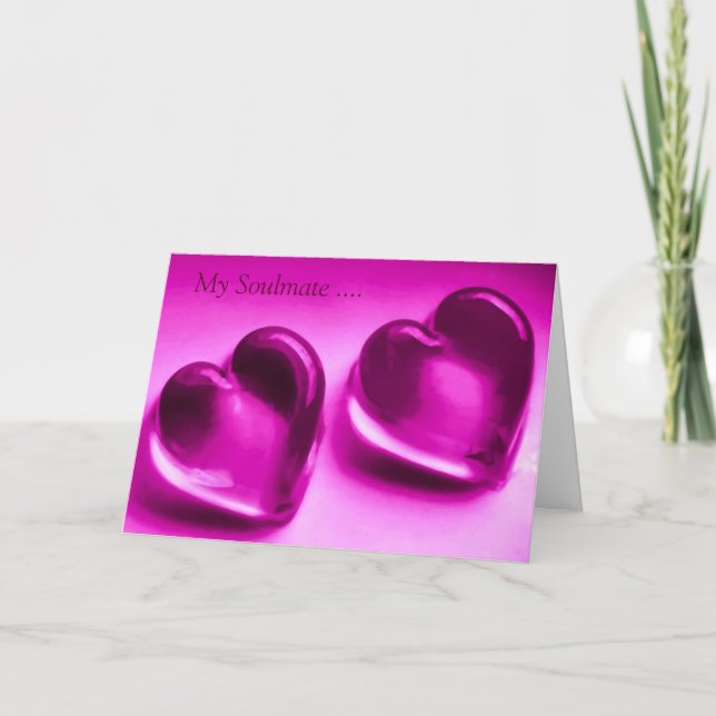 Remerciements Carte photo de ma poésie à l'âme (Devant)