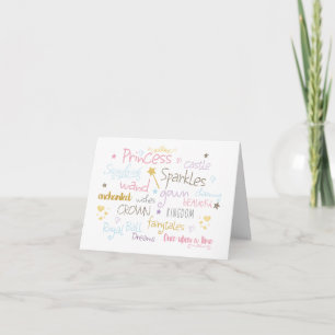 Remerciements Carte pliée de remerciement mignonne avec les mots
