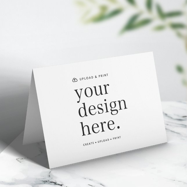 Remerciements Carte pliée | Téléchargement de design Carte de pa (Versatile 5x7 folded card template for business, events, weddings, special occasions & more!)