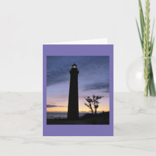 Remerciements Carte pliée vierge du phare de Little Sable Point