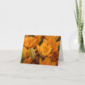 Remerciements Carte pour notes de fleurs