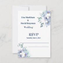 Carte RSVP de mariage
