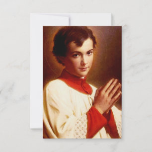 Remerciements Carte Sainte de la Cour Saint Dominique Savio
