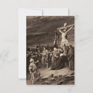 Remerciements Carte Sainte de la Crucifixion à Calvaire Beaux-Ar