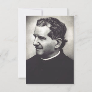 Remerciements Carte Sainte de Saint Don Bosco