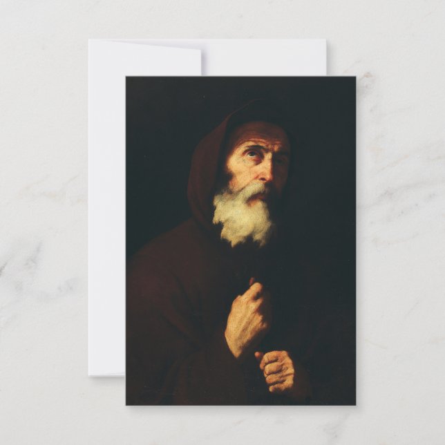 Remerciements Carte Sainte de Saint François de Paule (Devant)