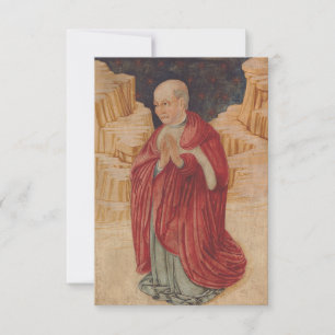 Remerciements Carte Sainte de Saint Jean Cassien Catholique Dévo
