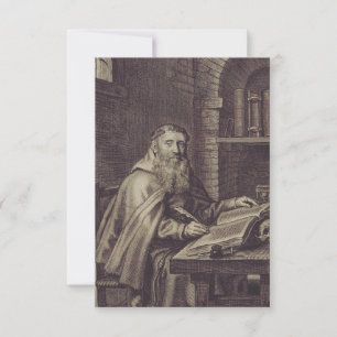 Remerciements Carte Sainte de Saint Paul Apôtre Autorité Classiq