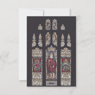Remerciements Carte Sainte de Saint Polycarp vitrail