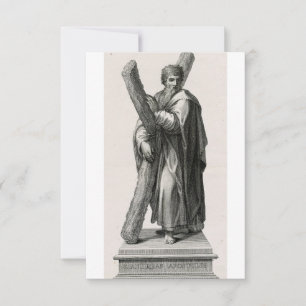 Remerciements Carte Sainte Image dévotionnelle de Saint André Ap