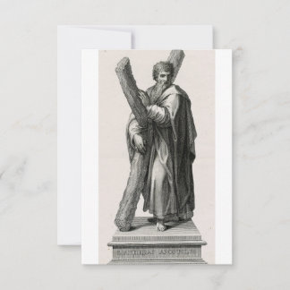 Remerciements Carte Sainte Image dévotionnelle de Saint André Ap