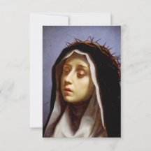 Carte Sainte Premium de Sainte Catherine de Sienne