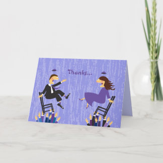Remerciements Chaise Hora Danse B'nai B'not Folle Carte de remer