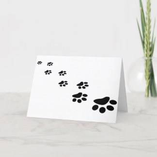 Remerciements Cher chien papa Maman Personnalisation Carte de no