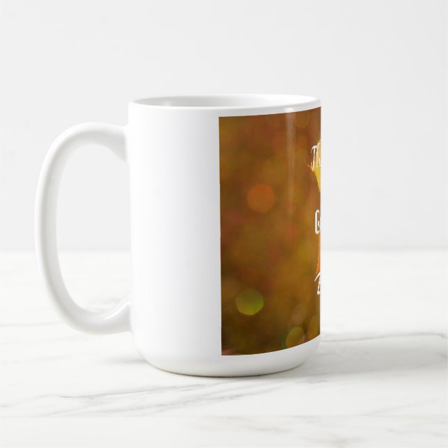 Remerciements Chute Gratuit Thanksgiving Mug (Gauche)