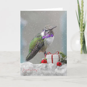 Remerciements Cocotte et voeux de vacances ! Carte vide