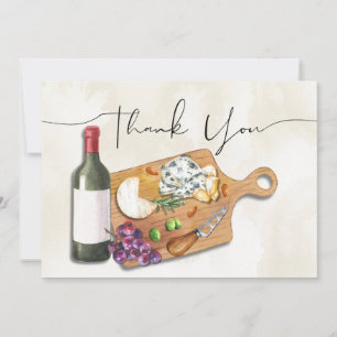 Remerciements Commission de la charcuterie Carte de remerciement