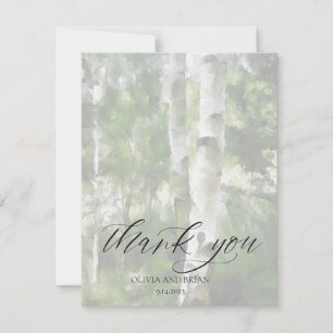 REMERCIEMENTS CONCEPTION PERSONNALISABLE DE L'ARBRE EN CARTE DE 