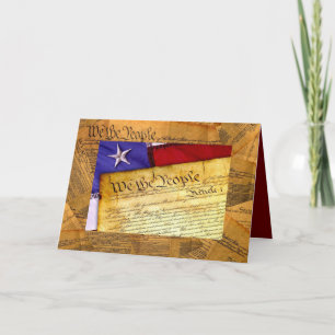Remerciements Constitution américaine Nous le peuple Carte de re