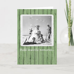 Remerciements Construire de beaux souvenirs Noël Carte de vacanc
