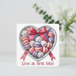 Remerciements Coup de foudre - Carte de la Saint-Valentin