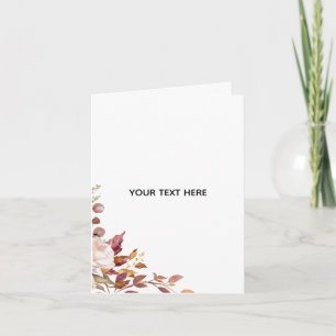 Remerciements Créez votre propre carte de remerciement florale p